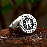 Zodiac Signs Symbol Stainless Steel Ring | Gthic.com