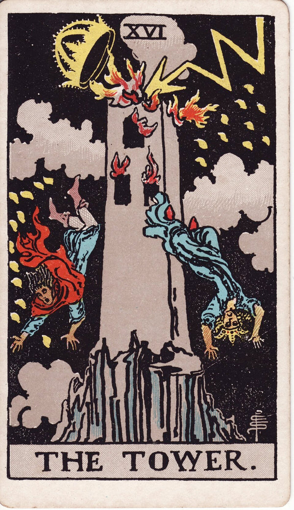 the towerl tarot-Gthic.com