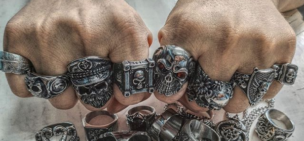 Streetwear 2025 mens rings