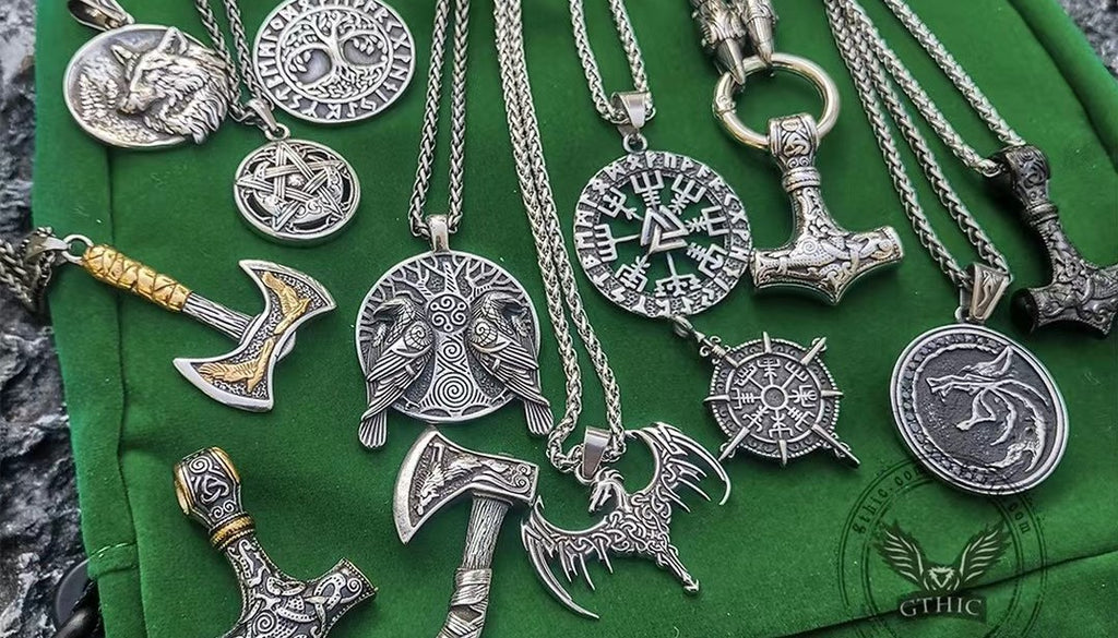 Collana Antica Di Odino, Gioielli Celtici, Ciondolo Vichingo - Foto 8