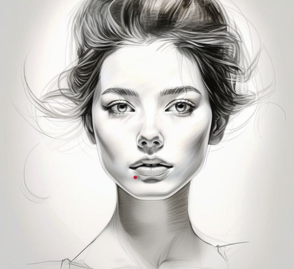 Side Labret Piercing-Gthic.com