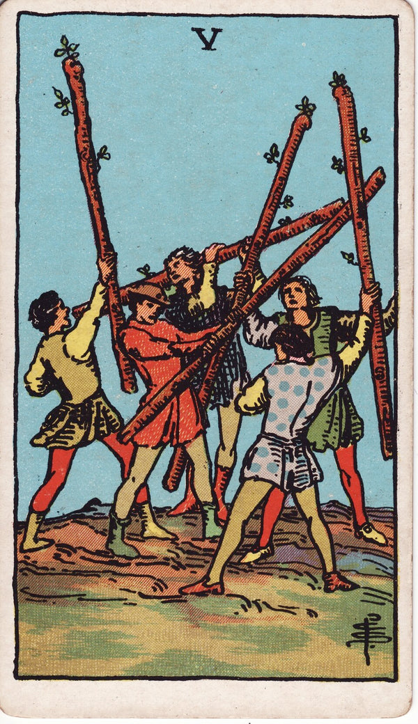 Five of Wands-Gthic.com