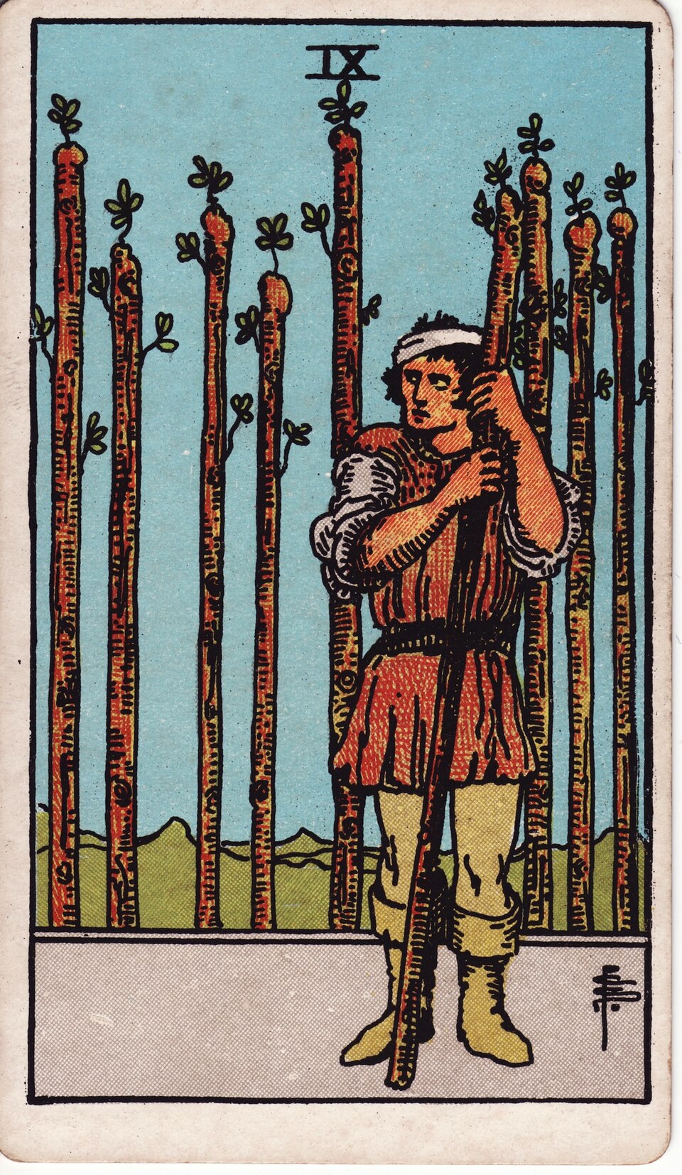 Zodiac and Tarot: What Does 'The Nine of Wands' Really Mean? – GTHIC