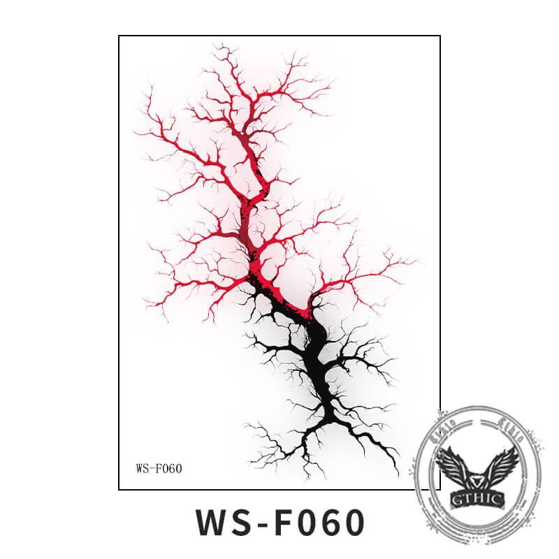 10 Pcs Halloween Blood Vessel Temporary Tattoo Stickers