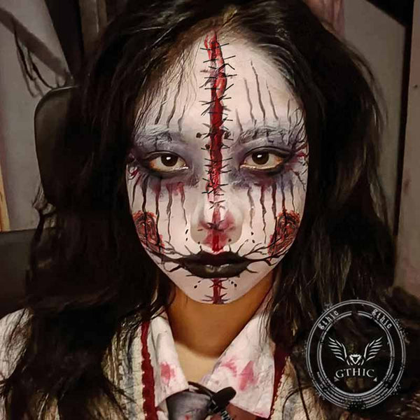 10 Pcs Halloween Horror Wound Temporary Tattoo Stickers 02 | Gthic.com