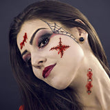 10 Pcs Spooky Wound Halloween Temporary Tattoo Stickers | Gthic.com
