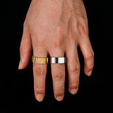 Simple Square Stainless Steel Ring