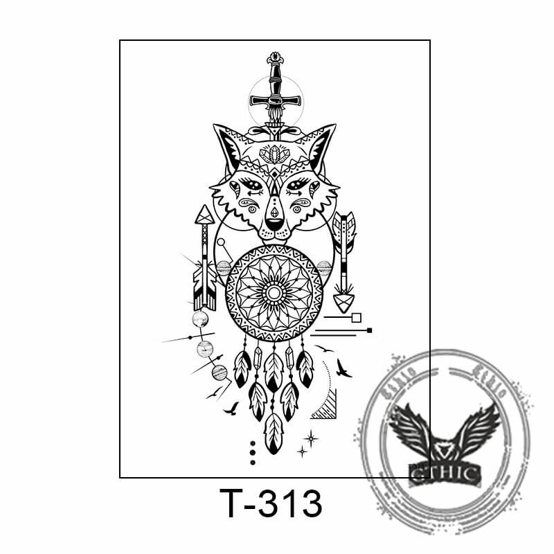 11 Pcs Nature and Animal Temporary Tattoo Stickers