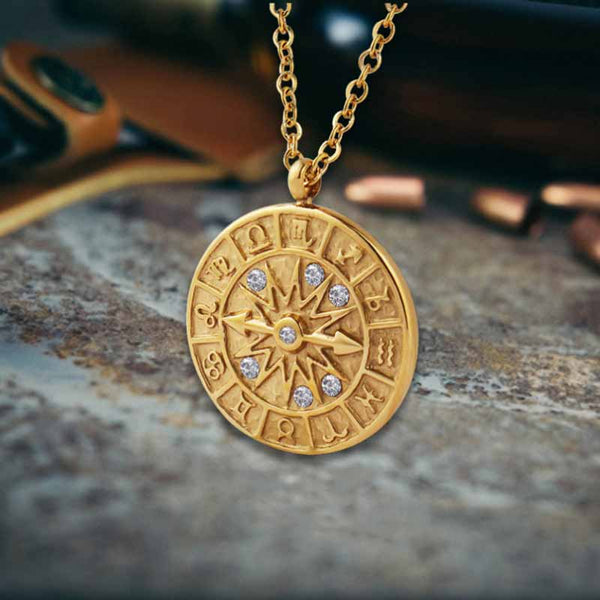 12 Constellation Pointer Stainless Steel Pendant 01 | Gthic.com