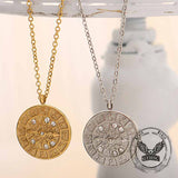 12 Constellation Pointer Stainless Steel Pendant