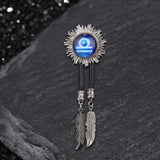 12 Constellations Sun Alloy Bolo Tie