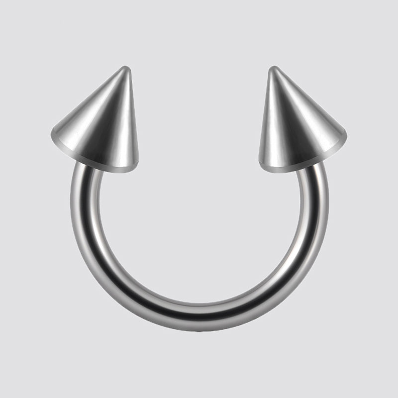 16G Arrow Titanium Alloy Piercing Ring | Gthic.com