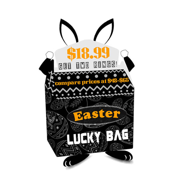 $18.99 Easter Lucky Bag - 2 Rings Set