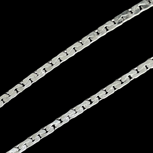 Cadena plana cruzada de 2 mm * 60 cm