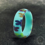 3 Pieces Floral Pattern Silicone Ring | Gthic.com