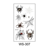 3D Scary Spider Halloween Temporary Tattoo Stickers | Gthic.com