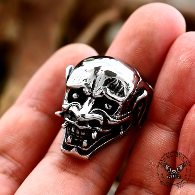 Demon Oni Stainless Steel Ring – GTHIC