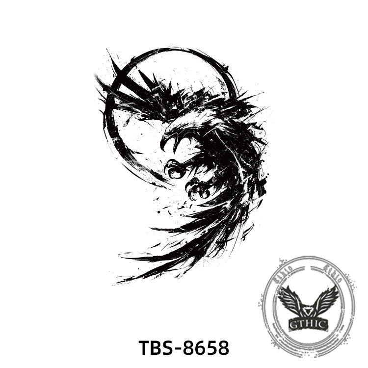 4 Pcs Flying Eagle Temporary Tattoo Stickers 02 | Gthic.com