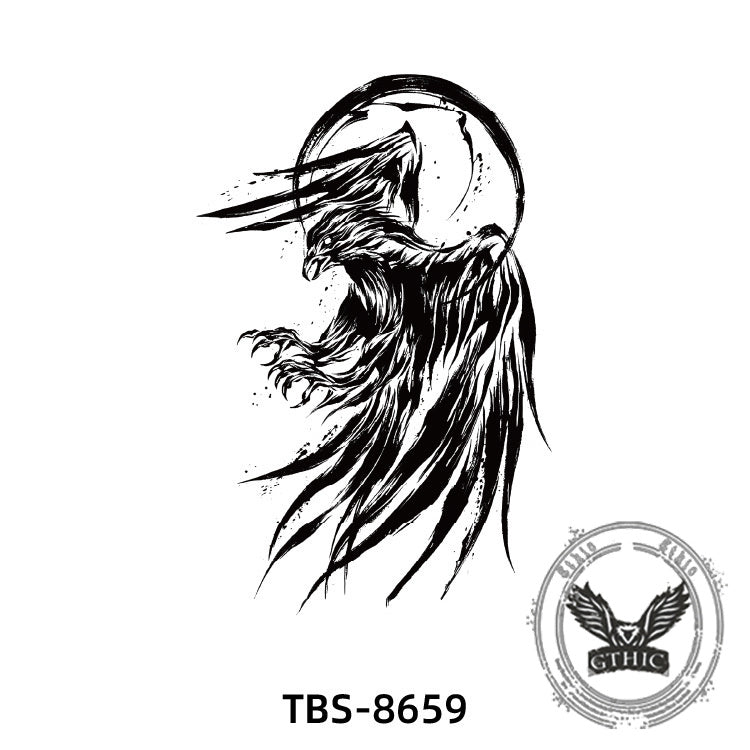 4 Pcs Flying Eagle Temporary Tattoo Stickers 03 | Gthic.com