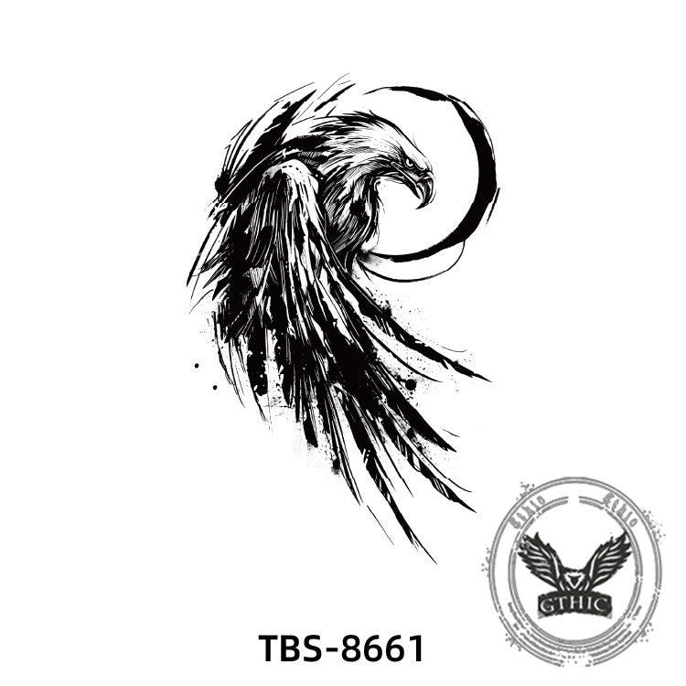 4 Pcs Flying Eagle Temporary Tattoo Stickers