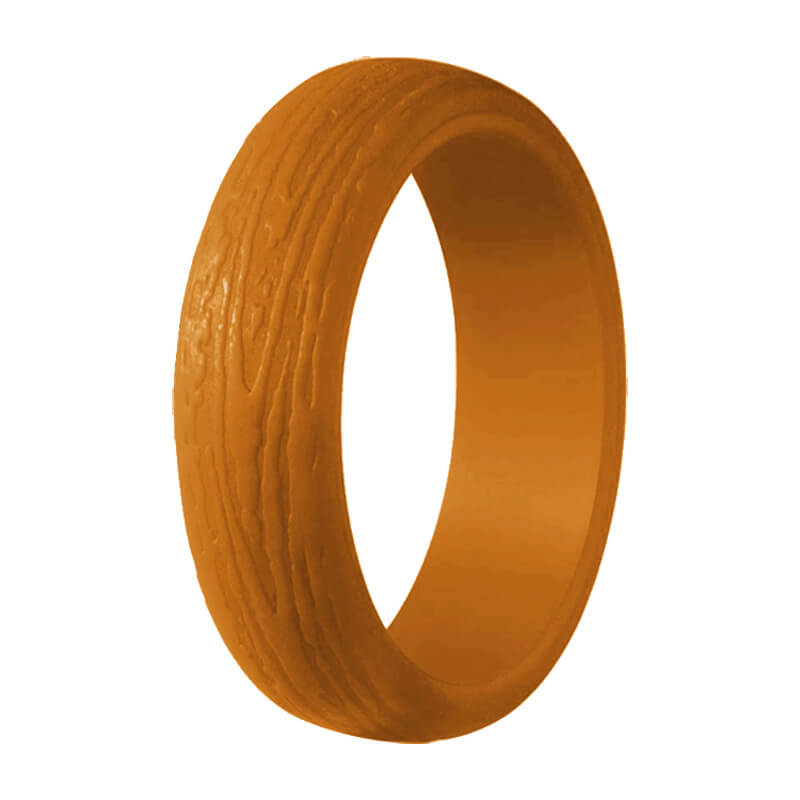 Juego de anillos de compromiso de silicona de 5,7 mm de ancho