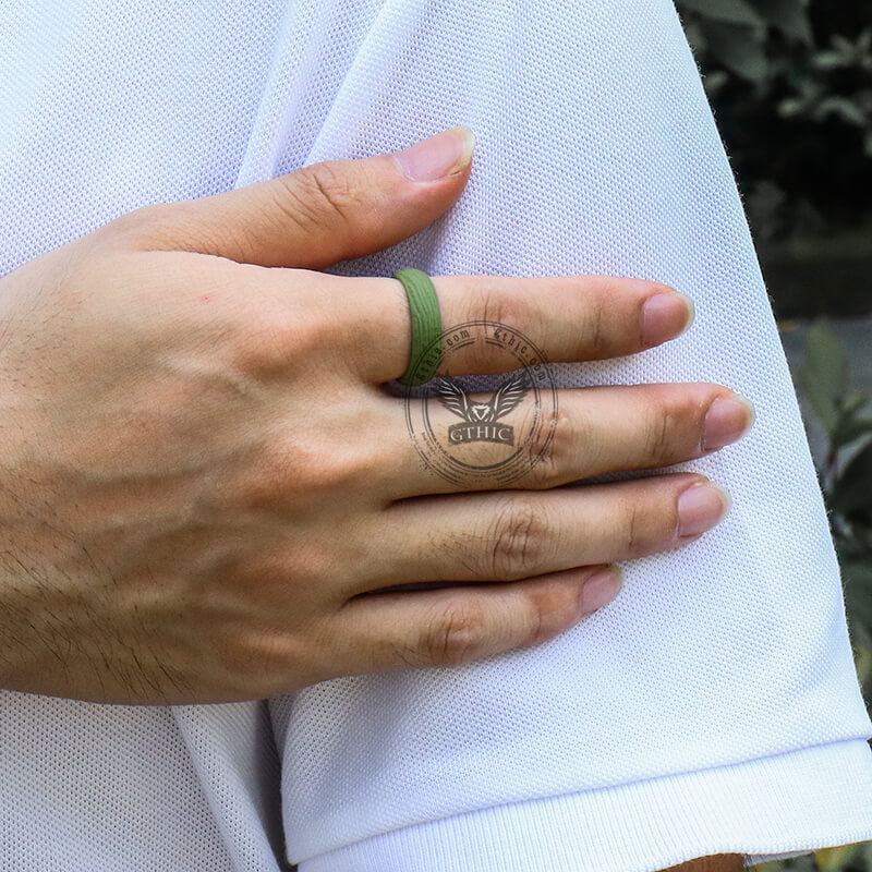 5.7 mm Width Engagement Silicone Ring Set