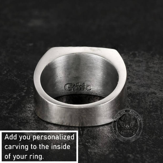 Devil Claw Gemstone Sterling Silver Ring | Gthic.com
