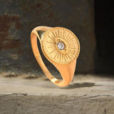 7pcs Simple Gold Demon Eye Versatile Stainless Steel Ring Set | Gthic.com