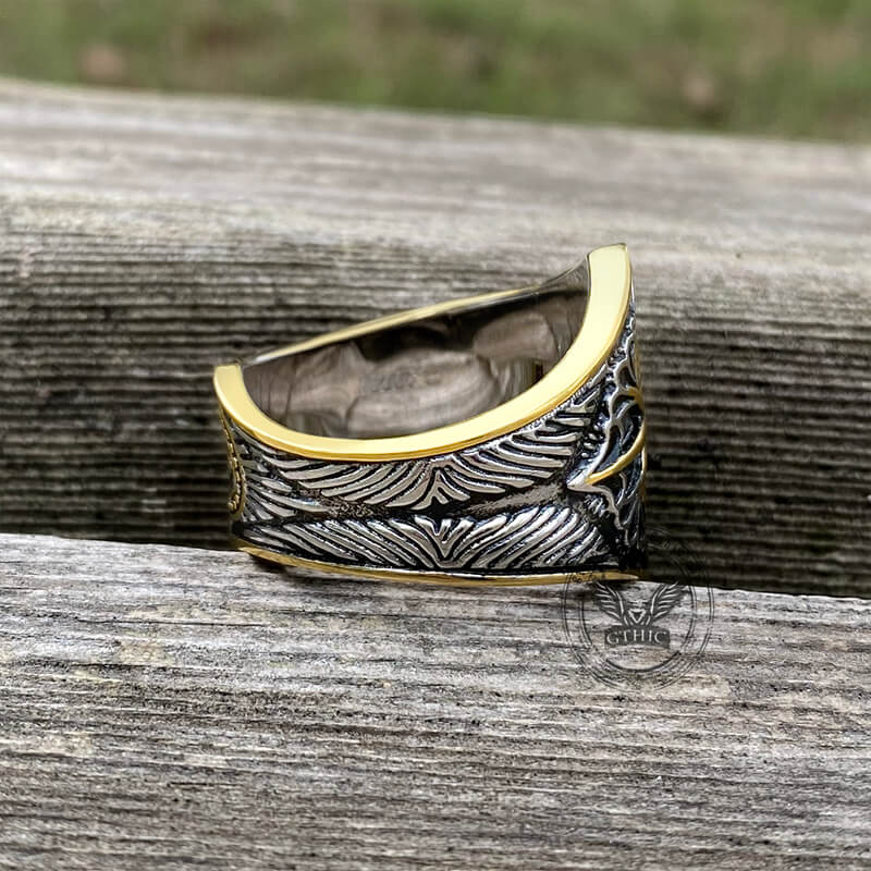 8 Point Star Sterling Silver Ring | Gthic.com