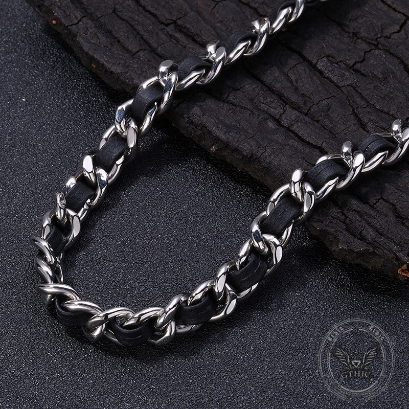 8mm Minimalist Stainless Steel Cuban Chain Necklace