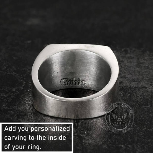 Till Death Do Us Part Sterling Silver Couple Ring