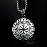 Enochian Rune Hexagram Stainless Steel Pendant