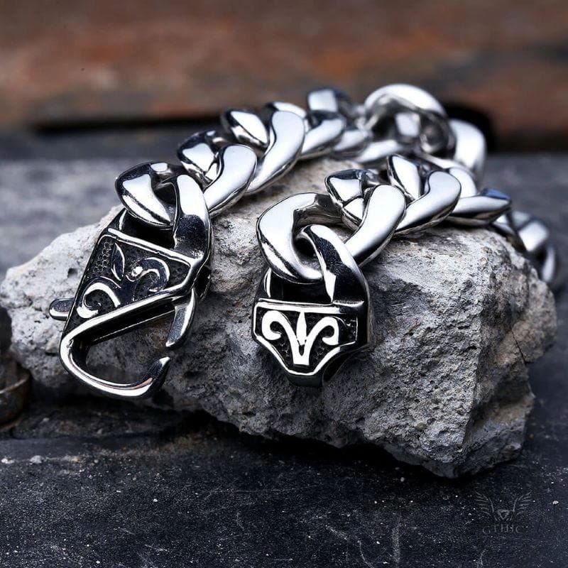 Classic Viking Totem Stainless Steel Bracelet