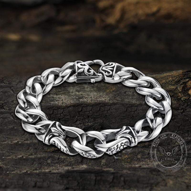 Classic Viking Totem Stainless Steel Bracelet | 01