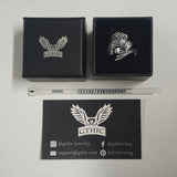 Gothic Mutant Fish Sterling Silver Animal Ring