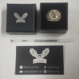 1936 Wild Man Sterling Silver Hobo Nickel Ring