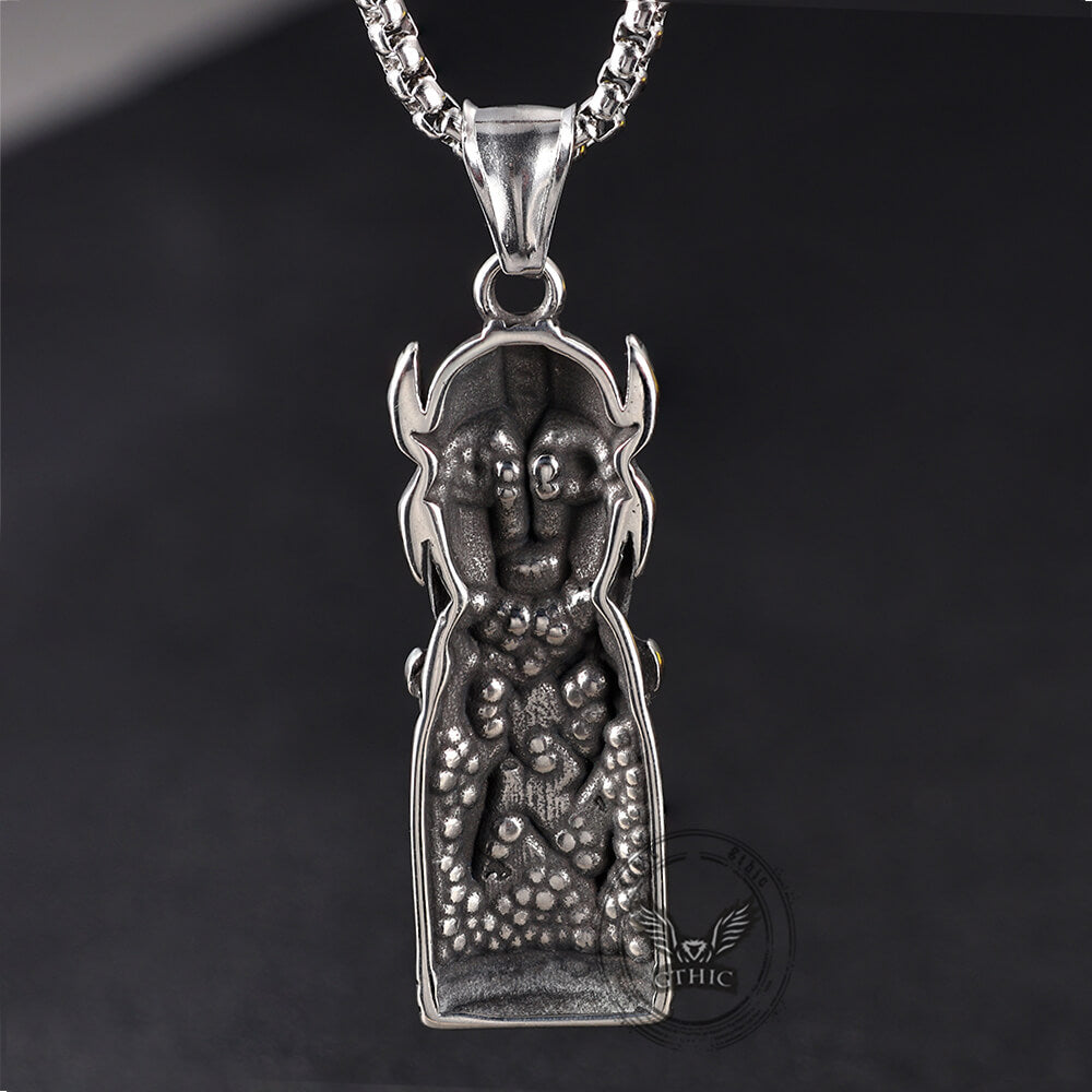 Viking Odin Portrait Warrior Stainless Steel Pendant