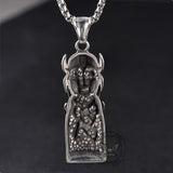 Viking Odin Portrait Warrior Stainless Steel Pendant