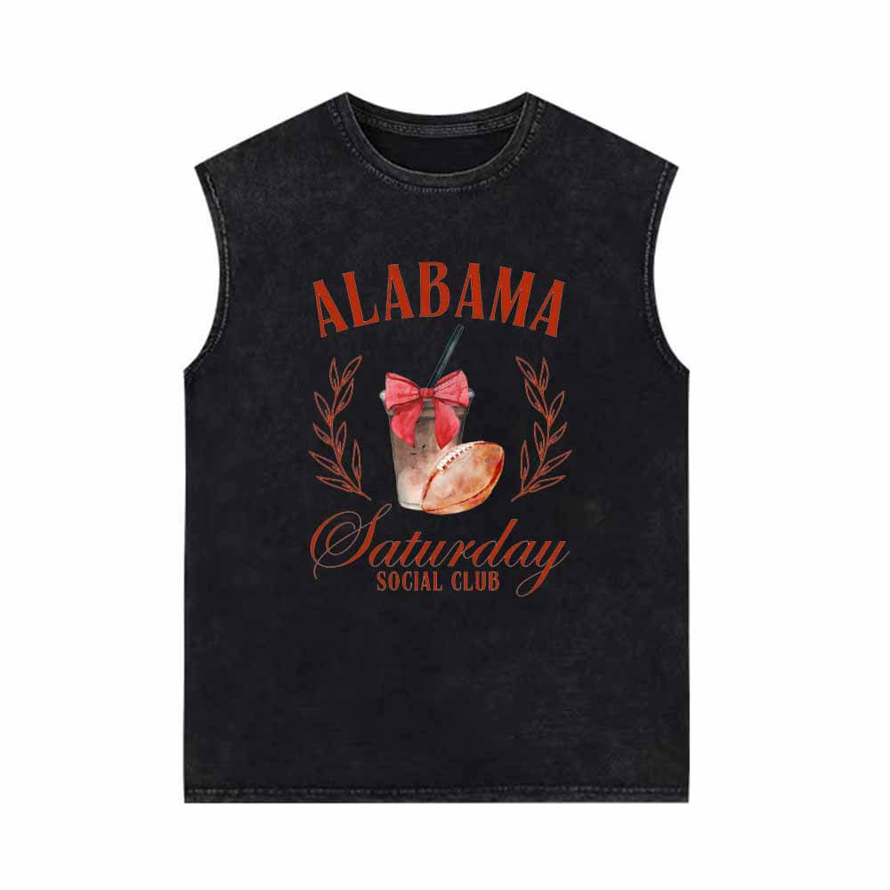 Alabama Saturday Social Club Vest Top 01 | Gthic.com