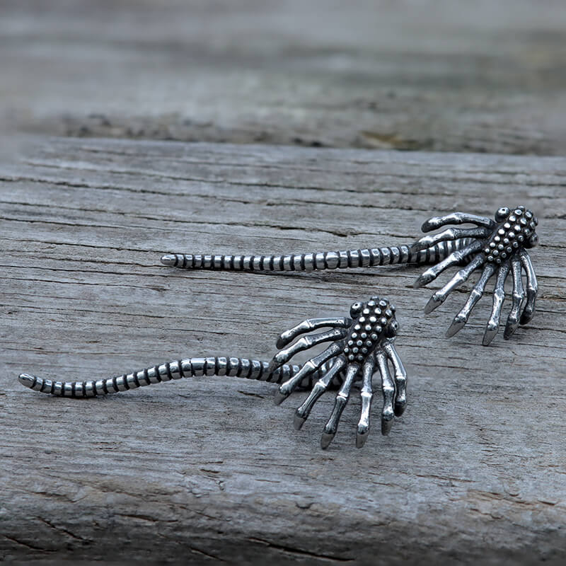 Alien Insect Stainless Steel Earrings | Gthic.com