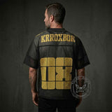 American-Style Loose-Fit Mesh Cutout Sports T-shirt | Gthic.com