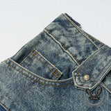 American-Style Multi-Pocket Cargo Baggy Jeans