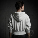 American-Style Rivet Vintage-Washed Hooded Jacket | Gthic.com