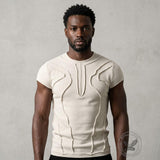 American-Style Street Slim-Fit Washed Distressed T-Shirt | Gthic.com