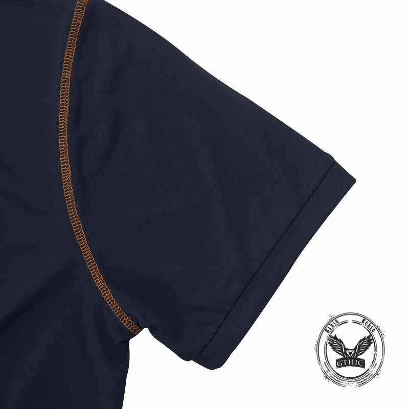 American Casual Quick Dry Button Henley Polo Shirt