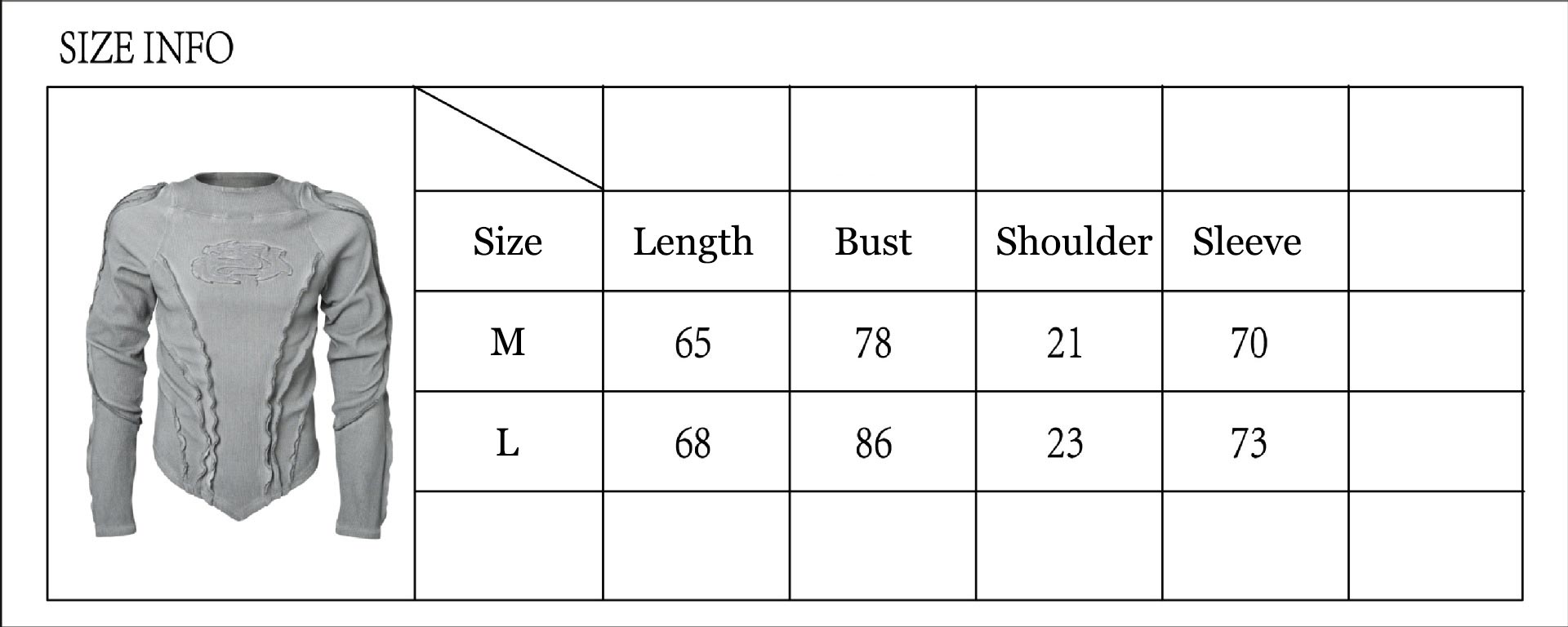 American Deconstructed V-Shaped Hem Slim Top