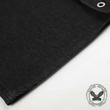 American High-Street Button Design Raw Denim Jeans