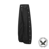 American High-Street Button Design Raw Denim Jeans