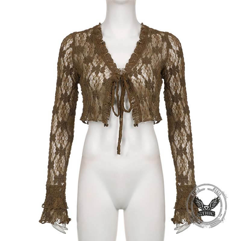 Bustier corsé de cuero de encaje negro