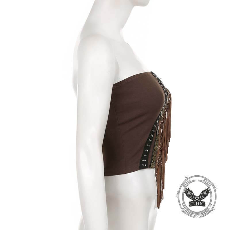 Bustier corsé de cuero de encaje negro